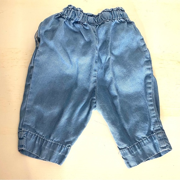 Zara Baby Belted Chambray Pants - Picture 4 of 5